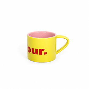 TAZA BONJOUR AMARILLO HF - Ítem1