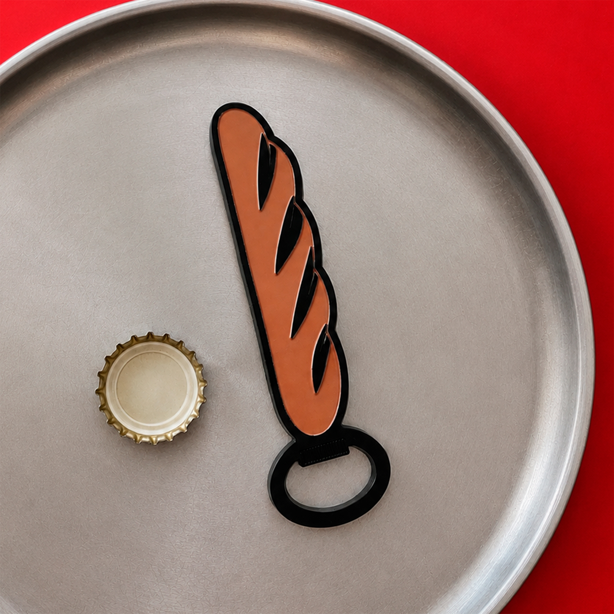MAGNETIC BOTTLE OPENER BAGUETTE HF