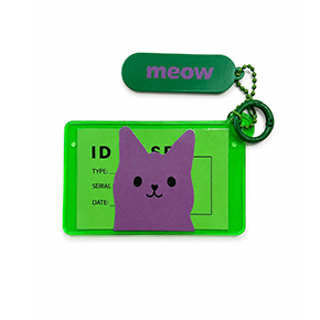 CARD HOLDER PINK CAT HF - Item1