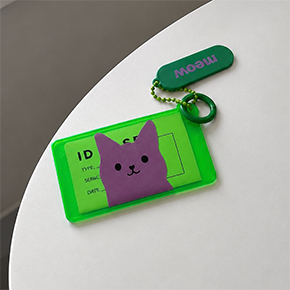 CARD HOLDER PINK CAT HF