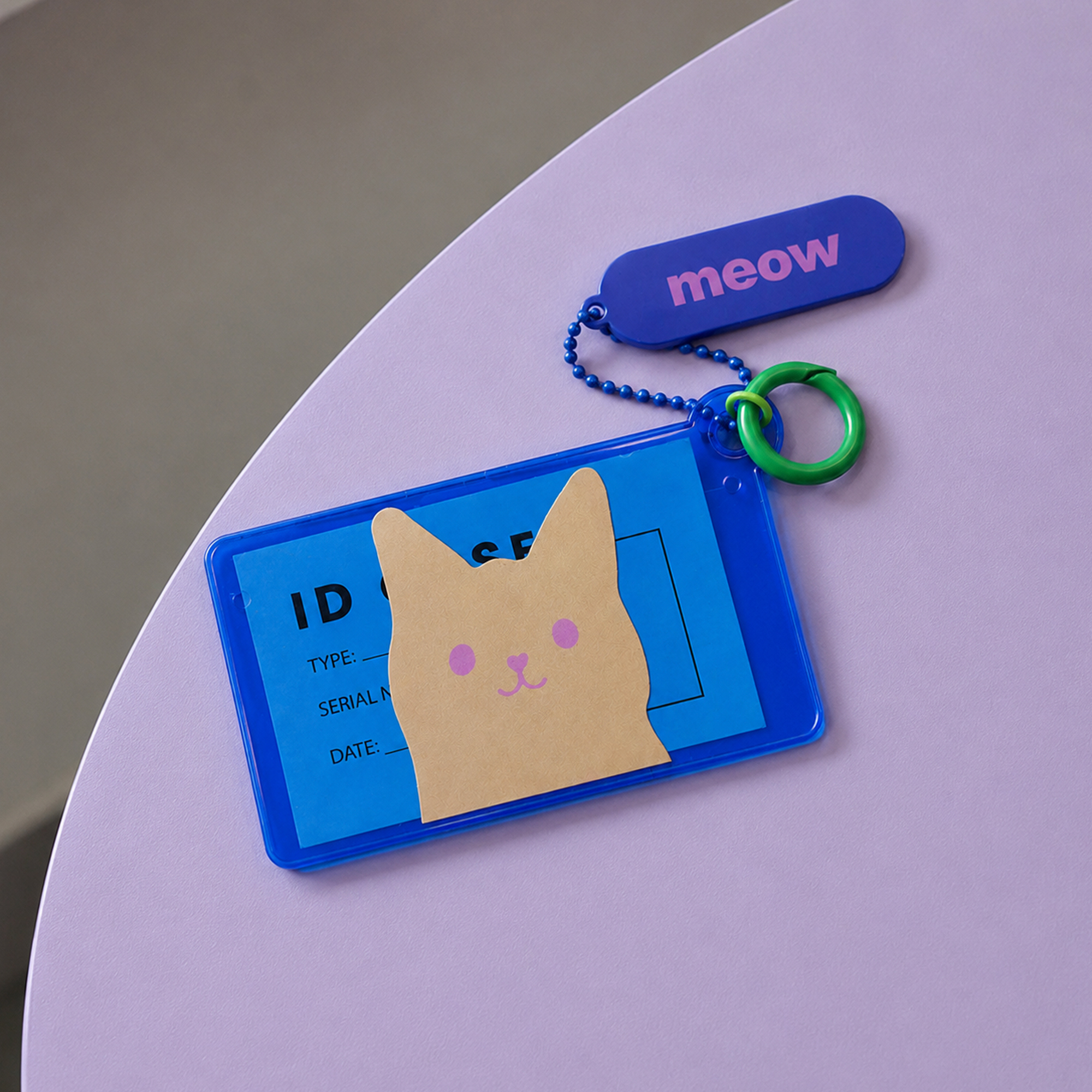 CARD HOLDER BLUE CAT HF