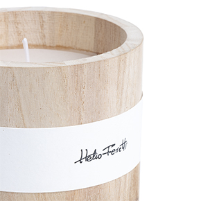 FRESH COTTON SCENTED WOODEN CANDLE HF - Item2