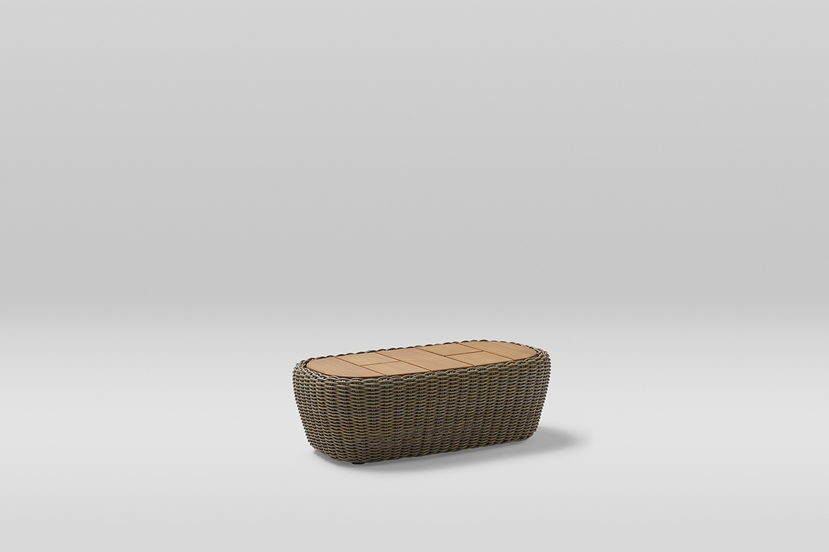 SQUARE WOVEN COFFEE TABLE