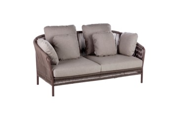 2 SEATER SOFA + TAUPE ROPE