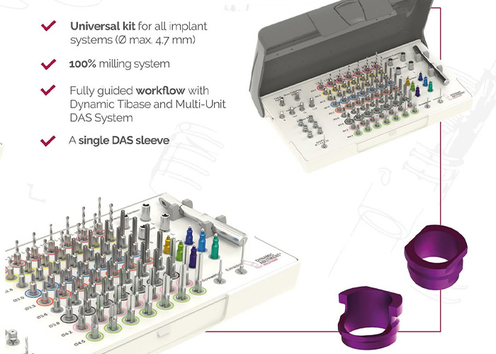 The DAS Universal Guided Surgery System, the most versatile on the market