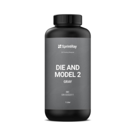SRI0202011-SprintRay Resin Die & model Gray II 1L.