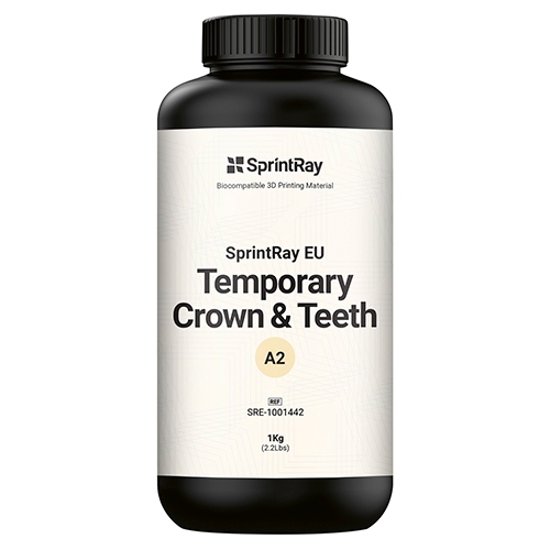 SRE1001442-SprintRay Resin Temporary crown&tooth A2 1L.