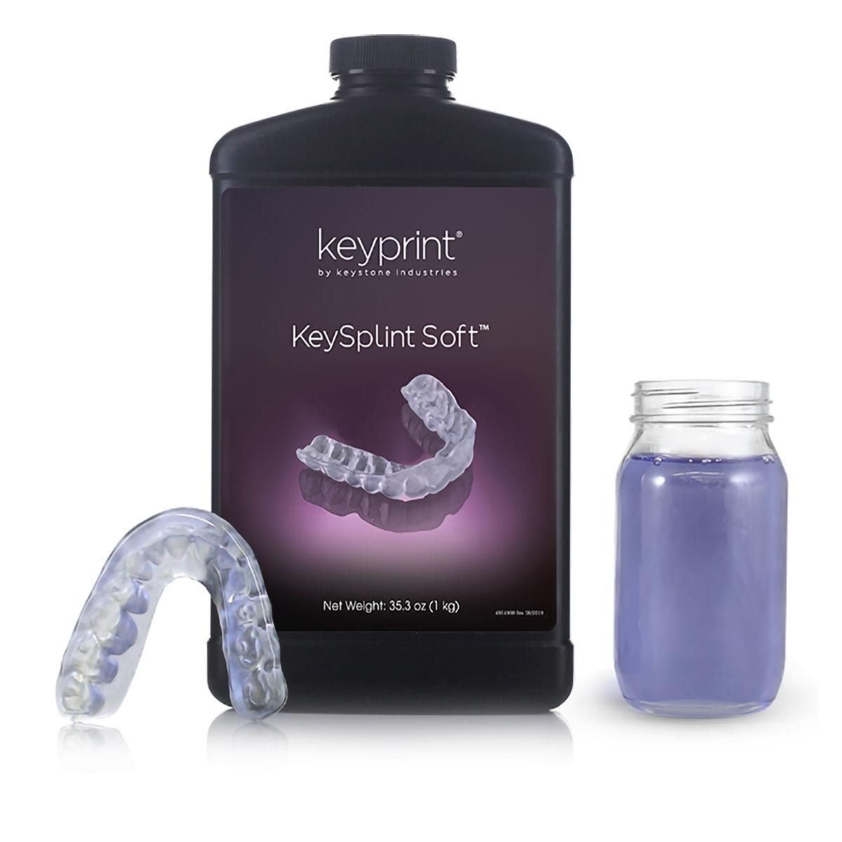 KEY4220005-Keystone Resin KeySplint Soft Transparent 1kg/MDIIa