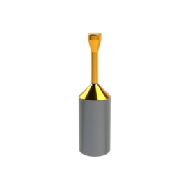DMT Ø1.65mm, Seat 15º, Cutting L 6mm, Shank 4mm