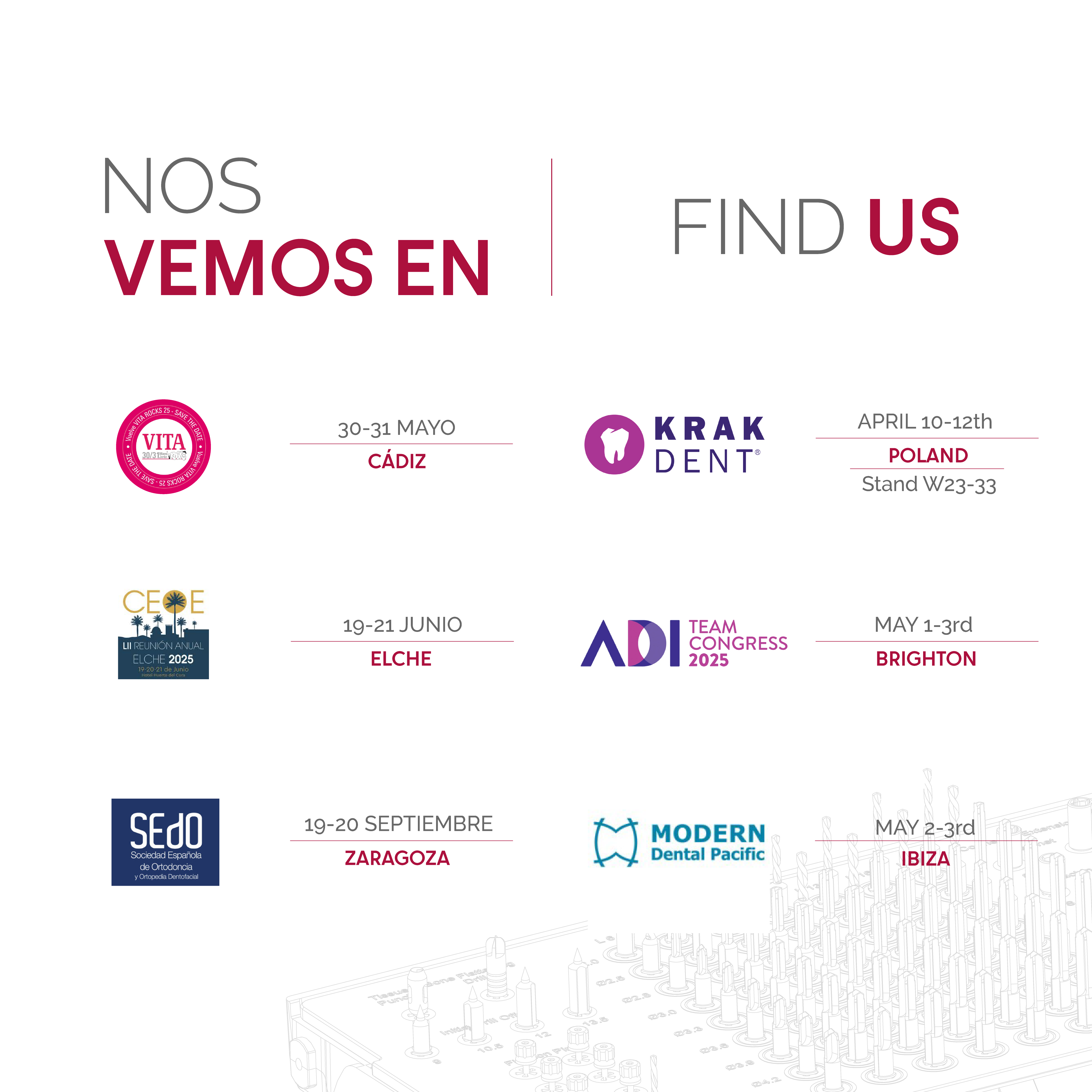Find us...