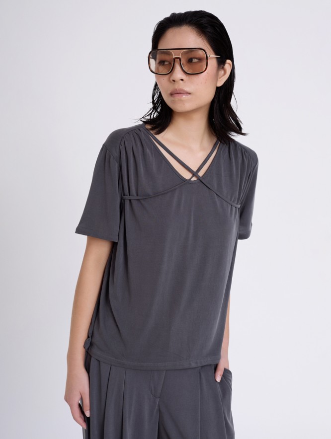 Camiseta modal tiras