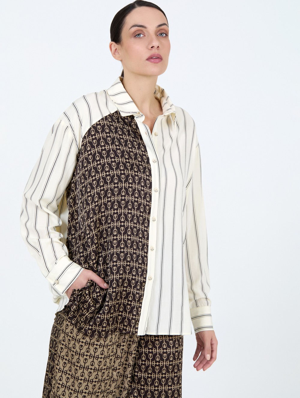 Camisa rayas pañuelo 3