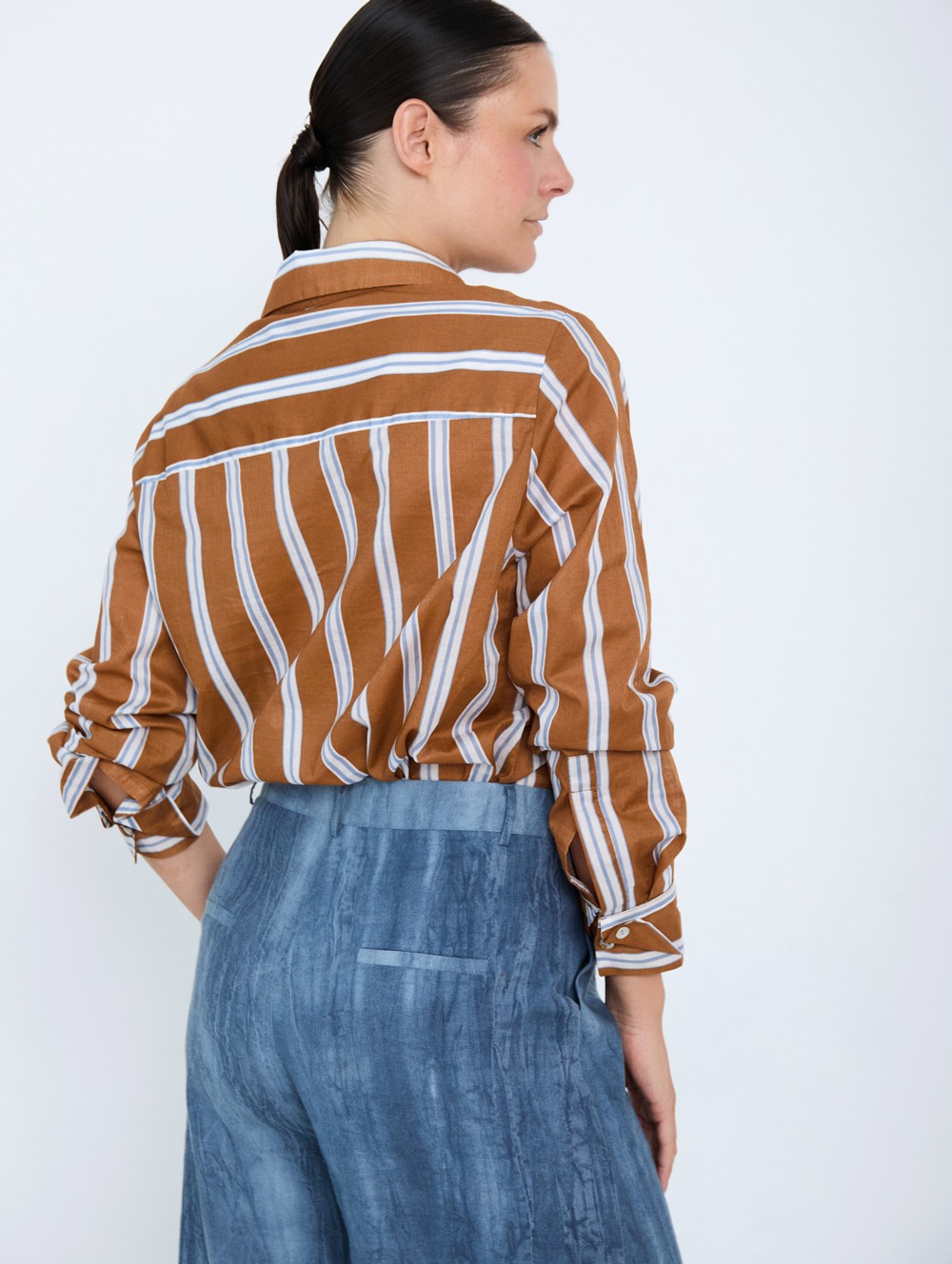 Camisa algodón rayas