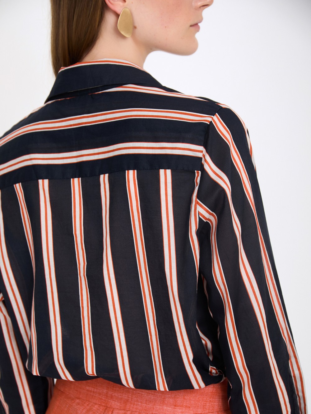 Striped cotton shirt
