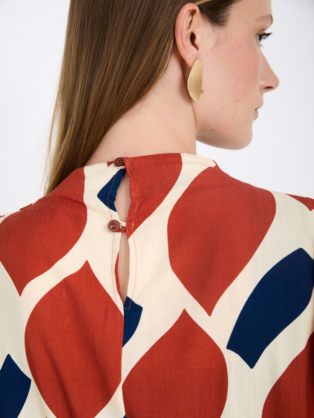 Graphic print blouse