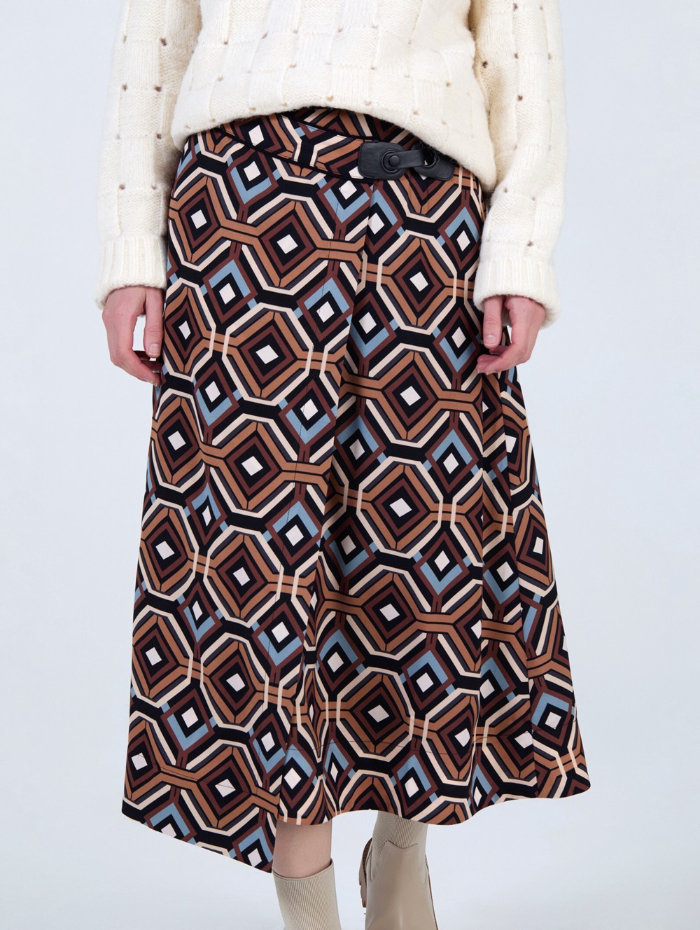 Falda cruzada geométrica 1