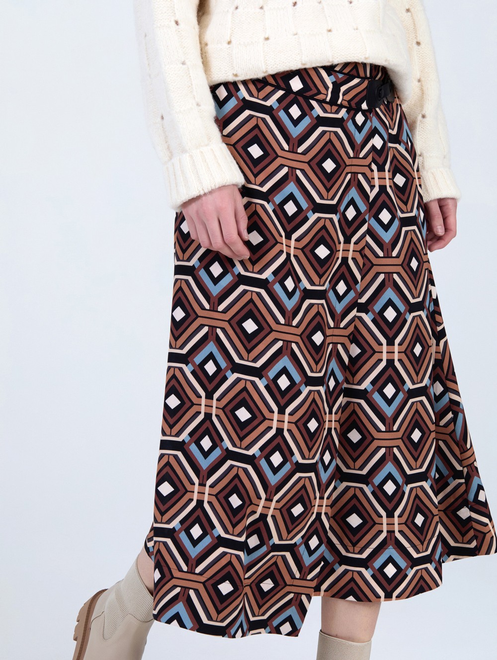 Falda cruzada geométrica 4