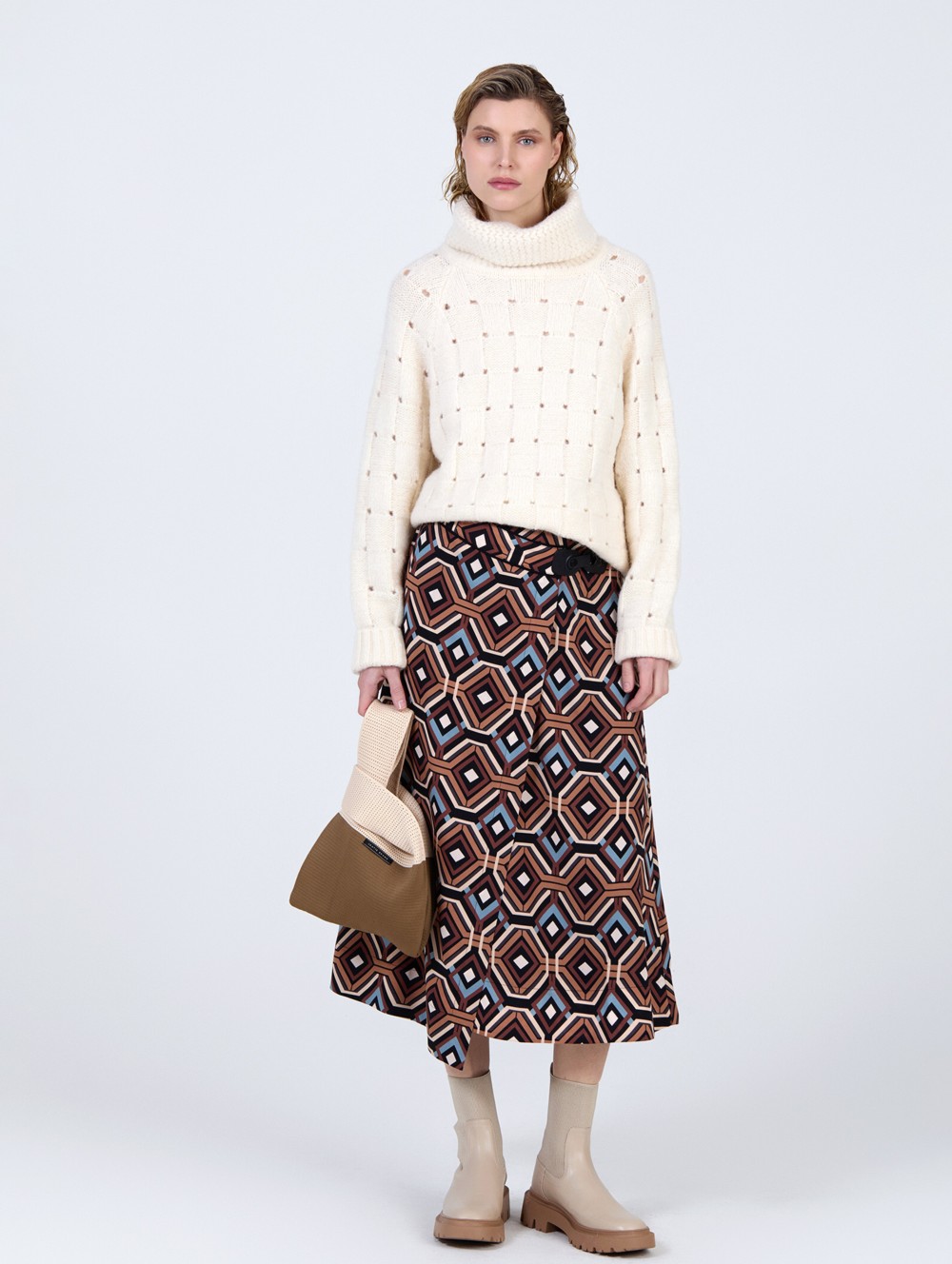 Falda cruzada geométrica 2