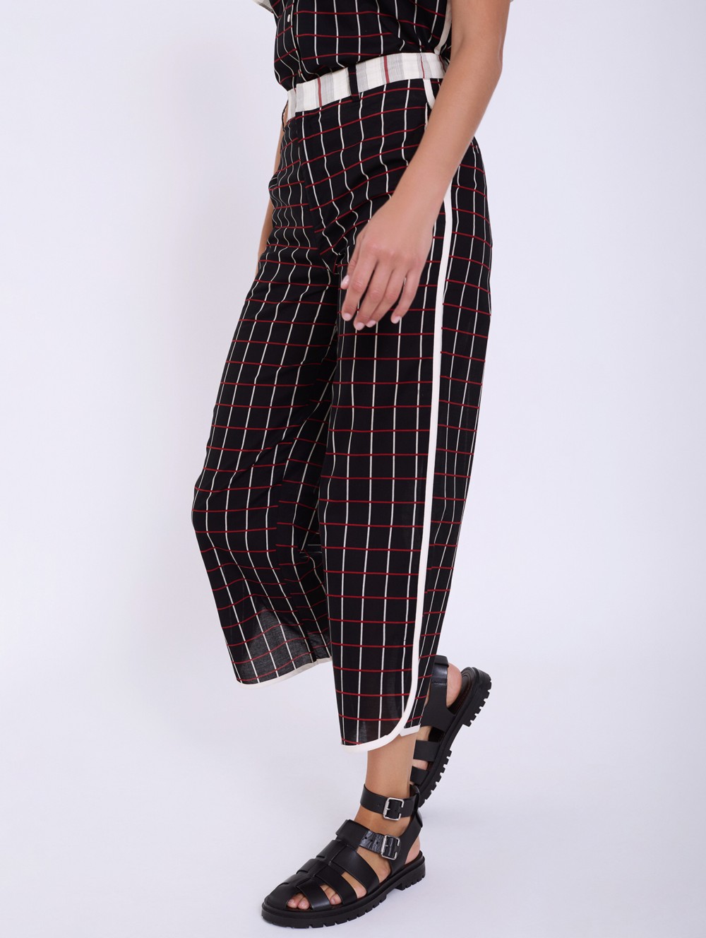 Pantalón algodón cuadros 4