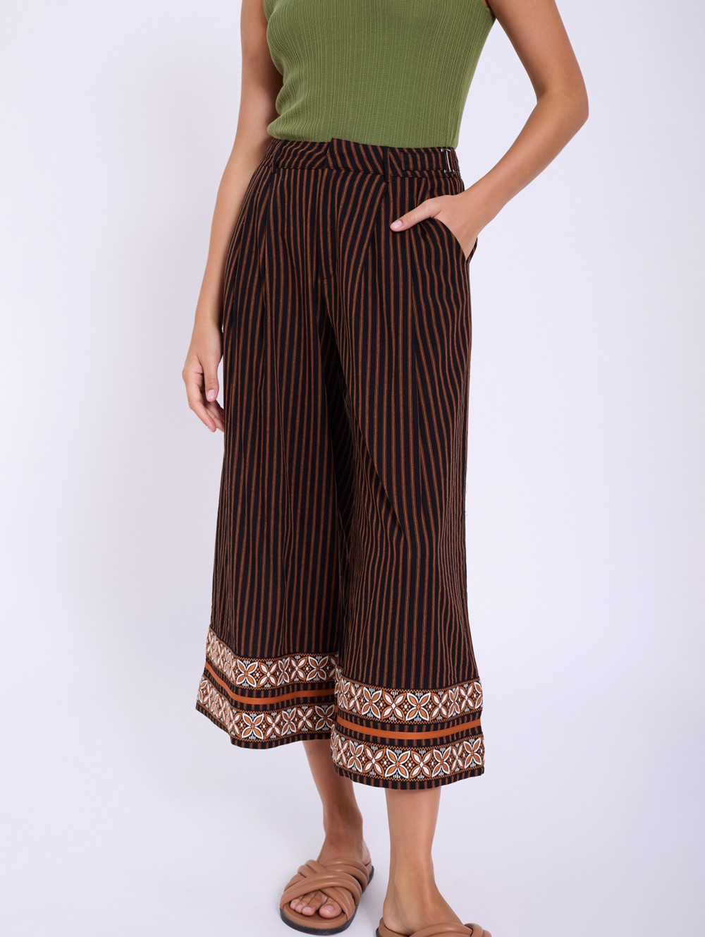 Pantalón palazzo algodón 1