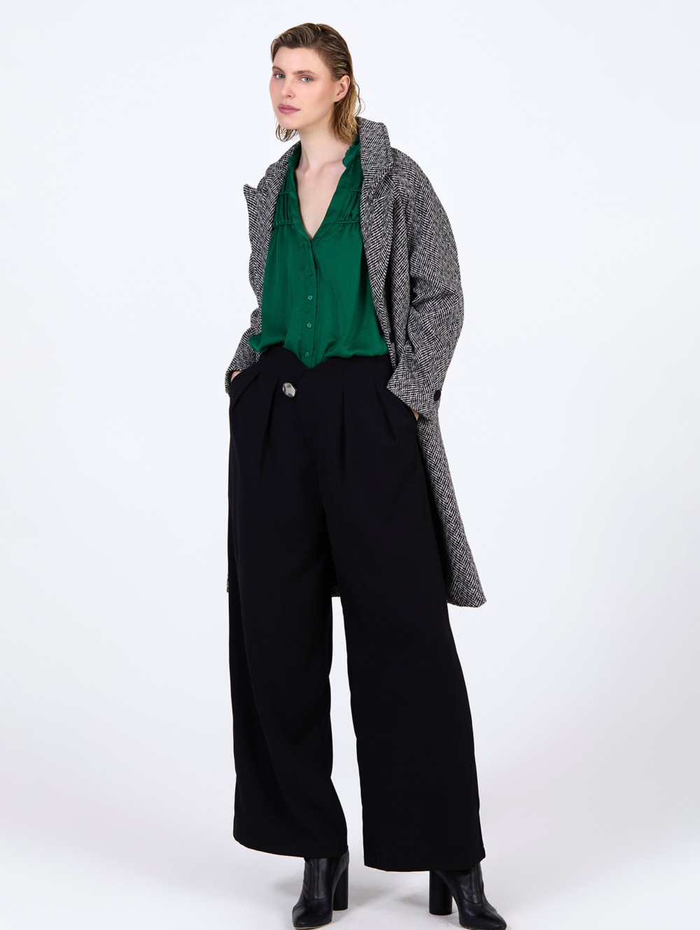 Pantalón maxi cinturilla