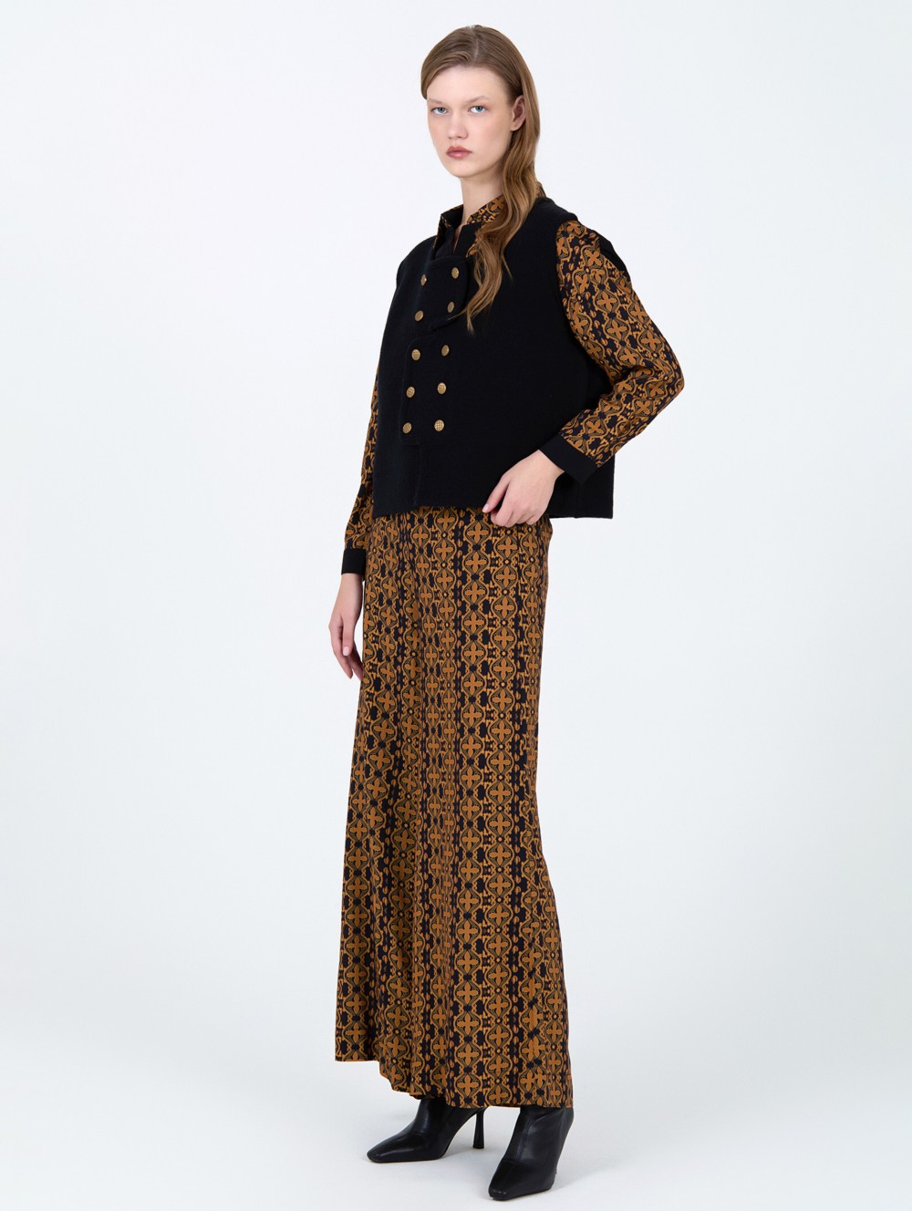 Pantalon à imprimé chaînes 6