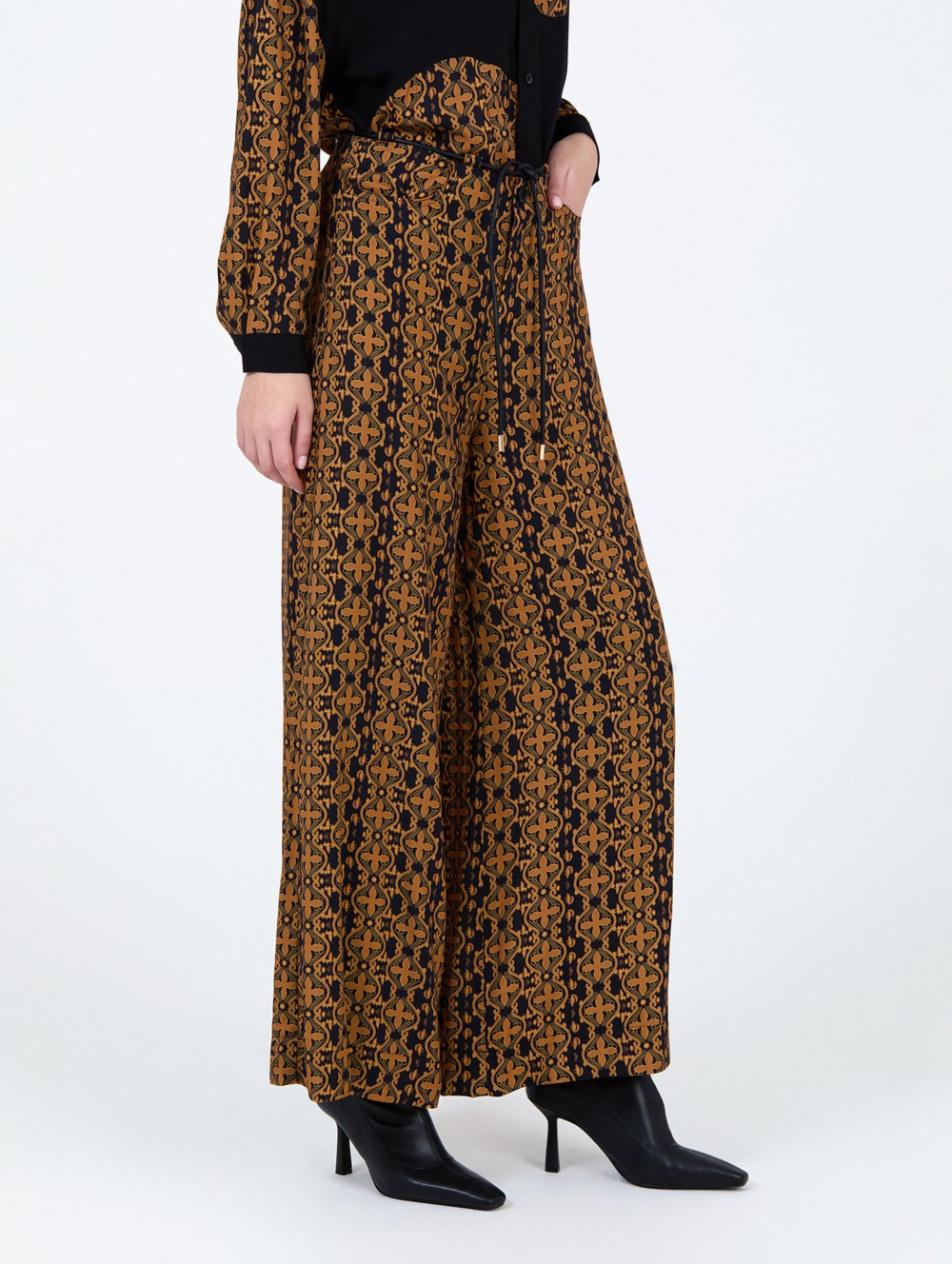 Pantalon à imprimé chaînes 3