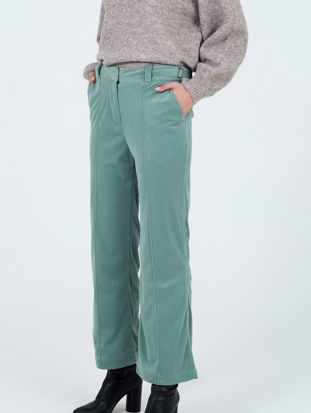 Straight corduroy trousers 1