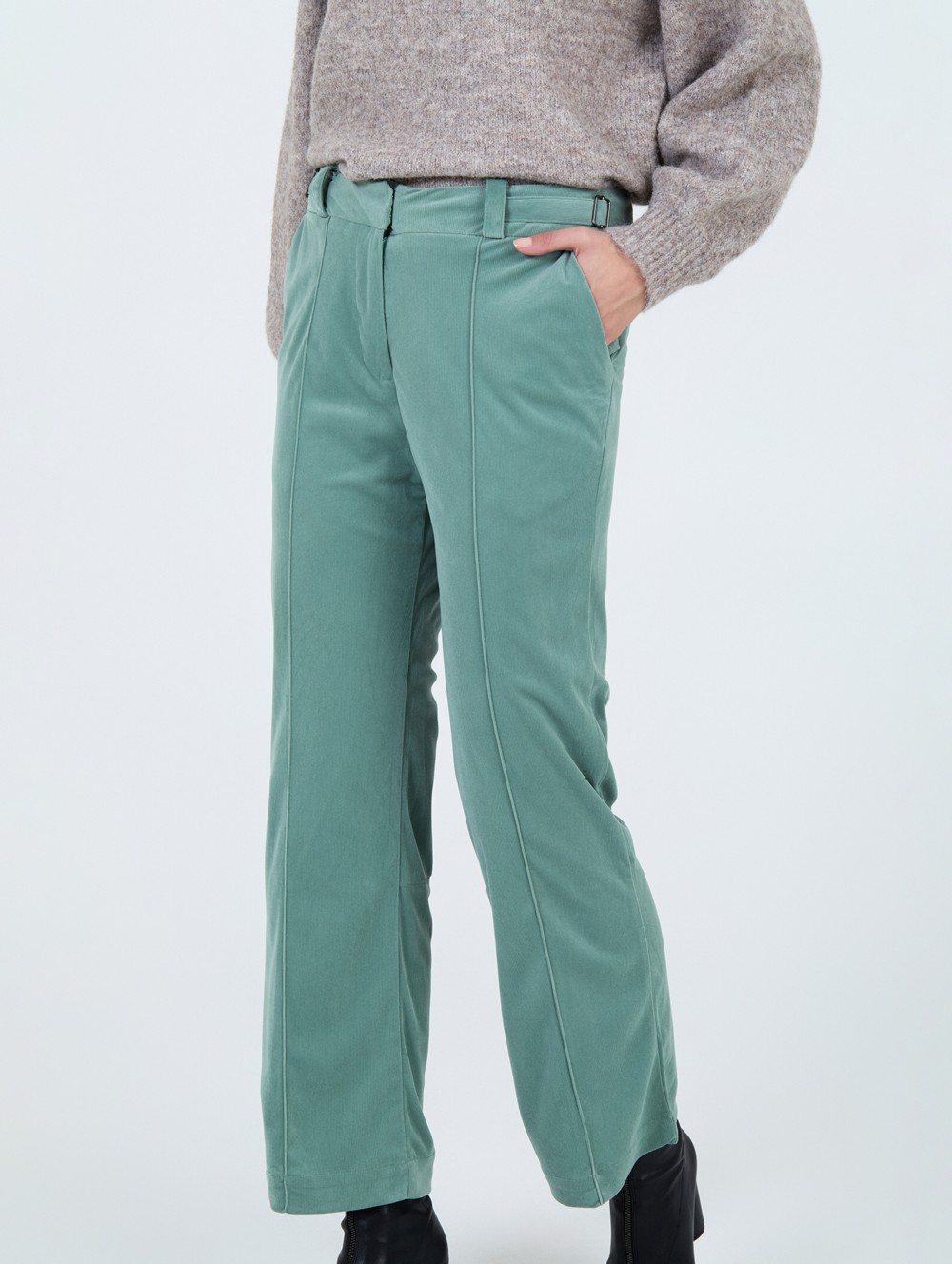 Straight corduroy trousers 3