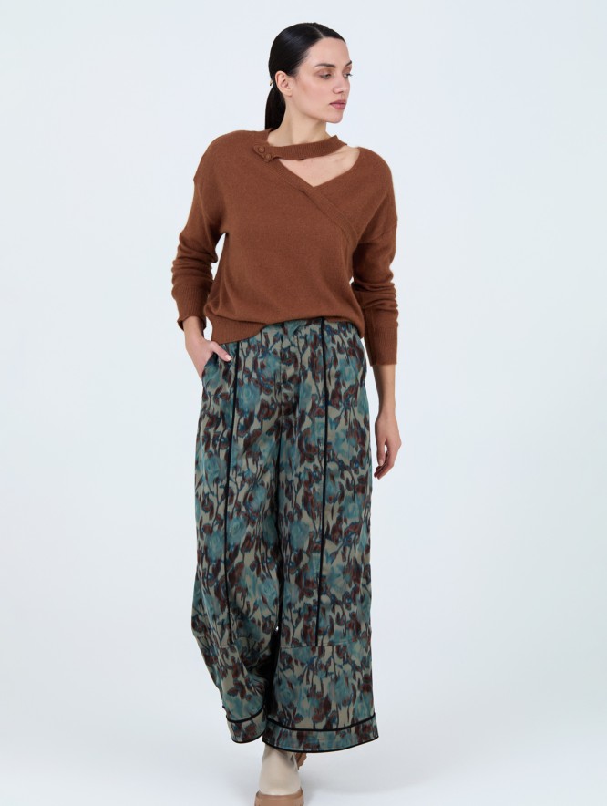 Pantalón estampado vivos