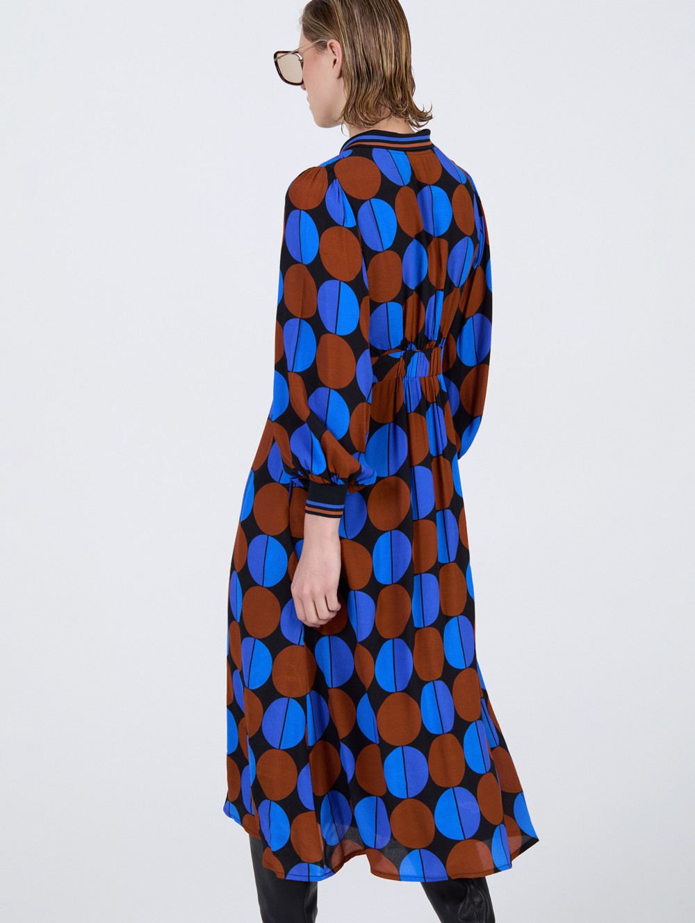 Vestido estampado círculos 4