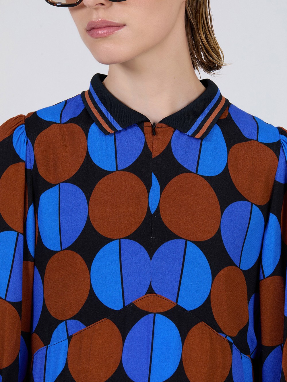 Vestido estampado círculos 5