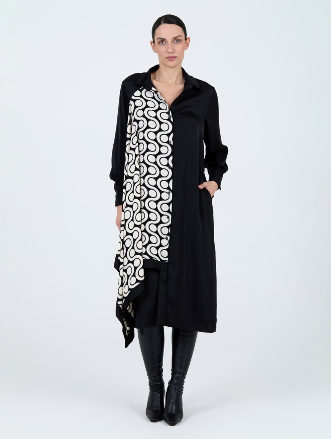 Vestido camisero pañuelo