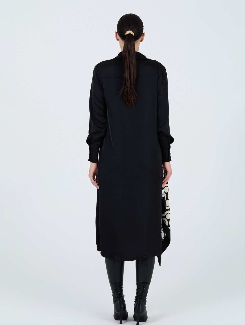 Vestido camisero pañuelo 5