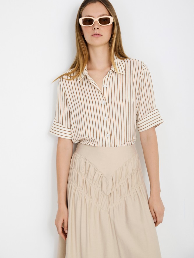 Viscose Striped Shirt