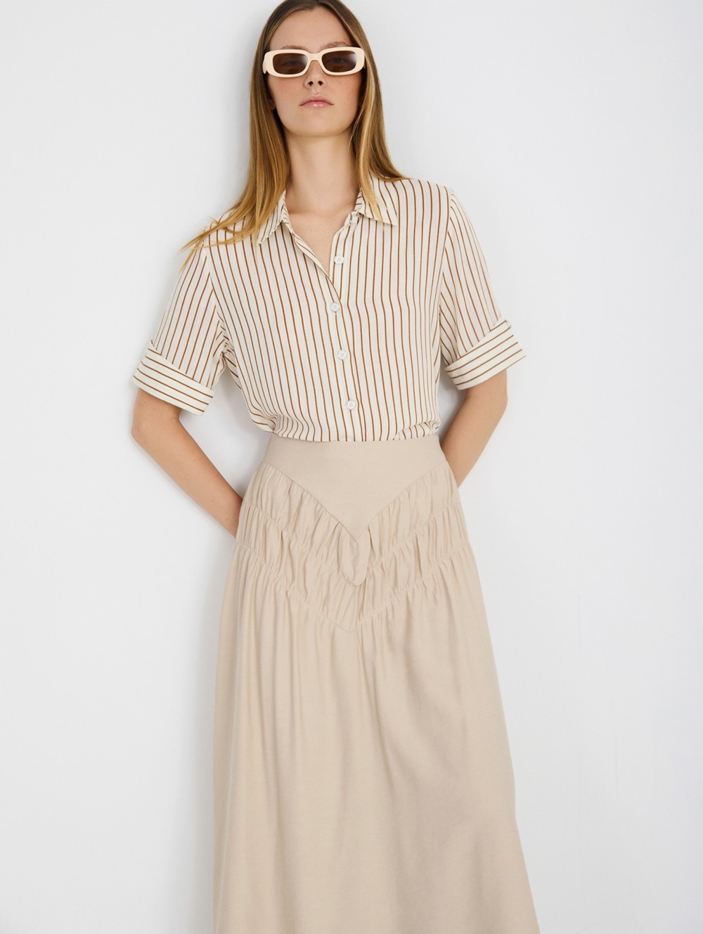 Viscose Striped Shirt