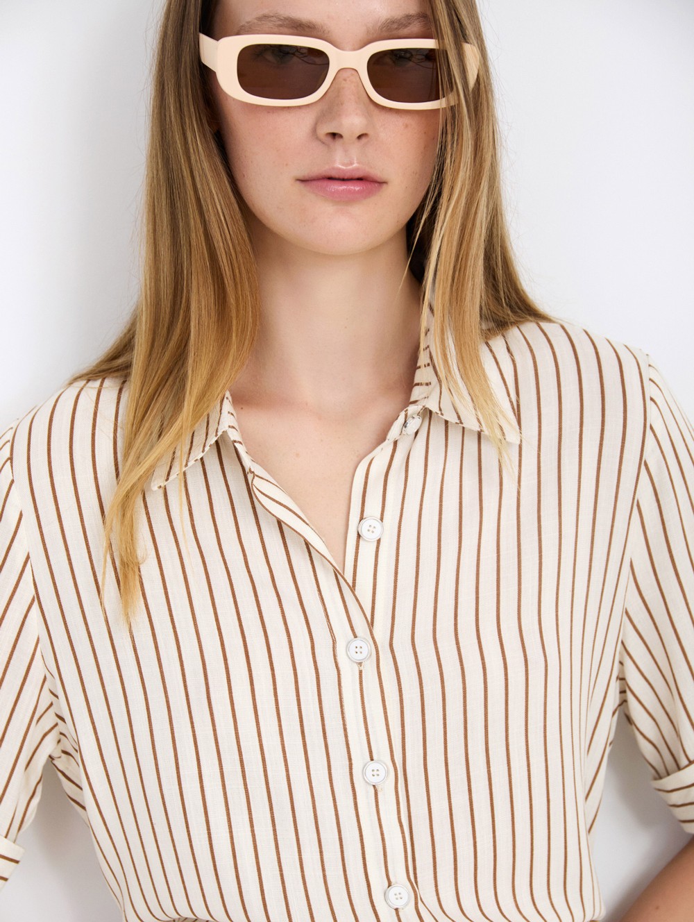 Viscose Striped Shirt