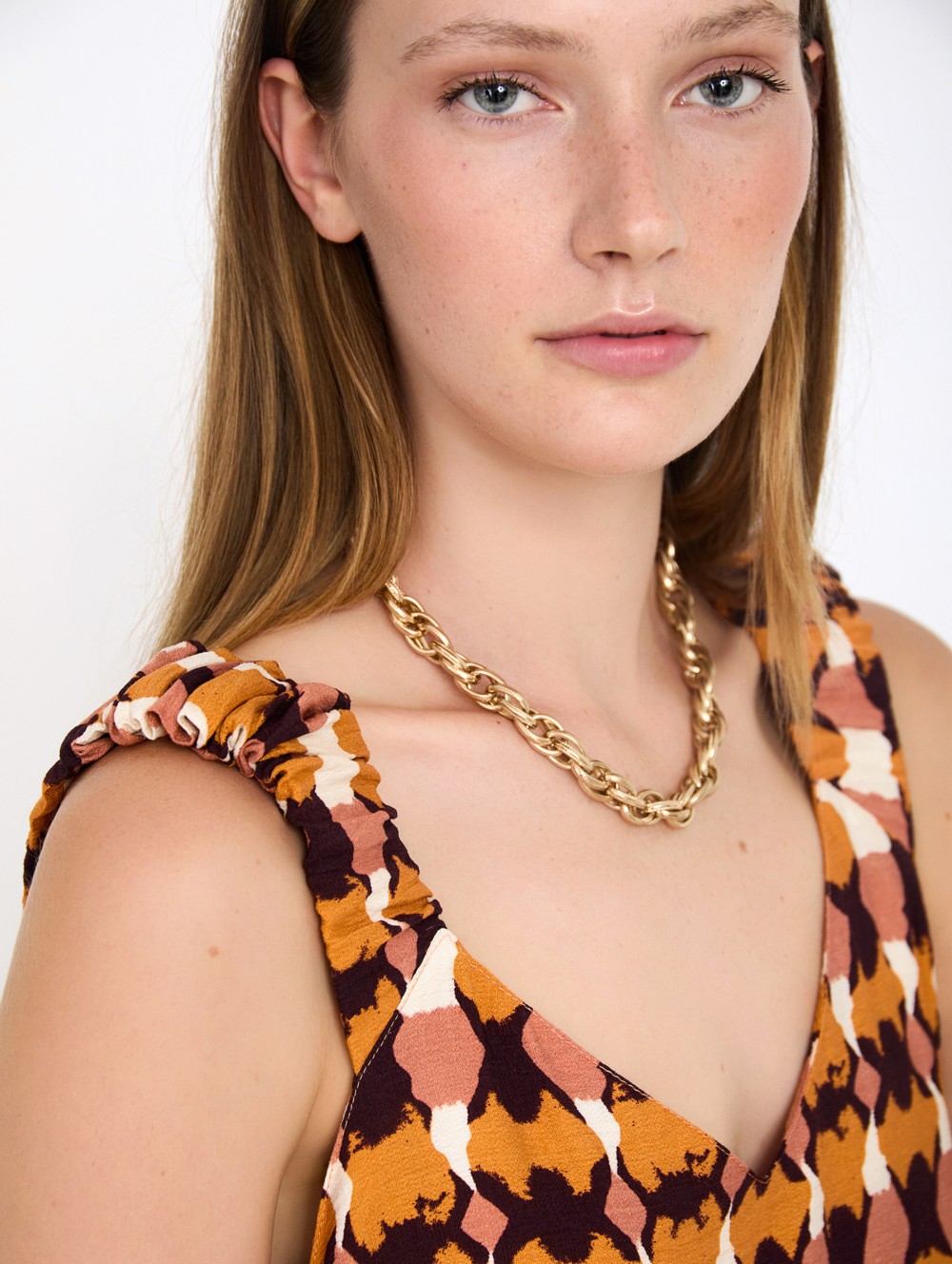 Printed Midi Dress 5