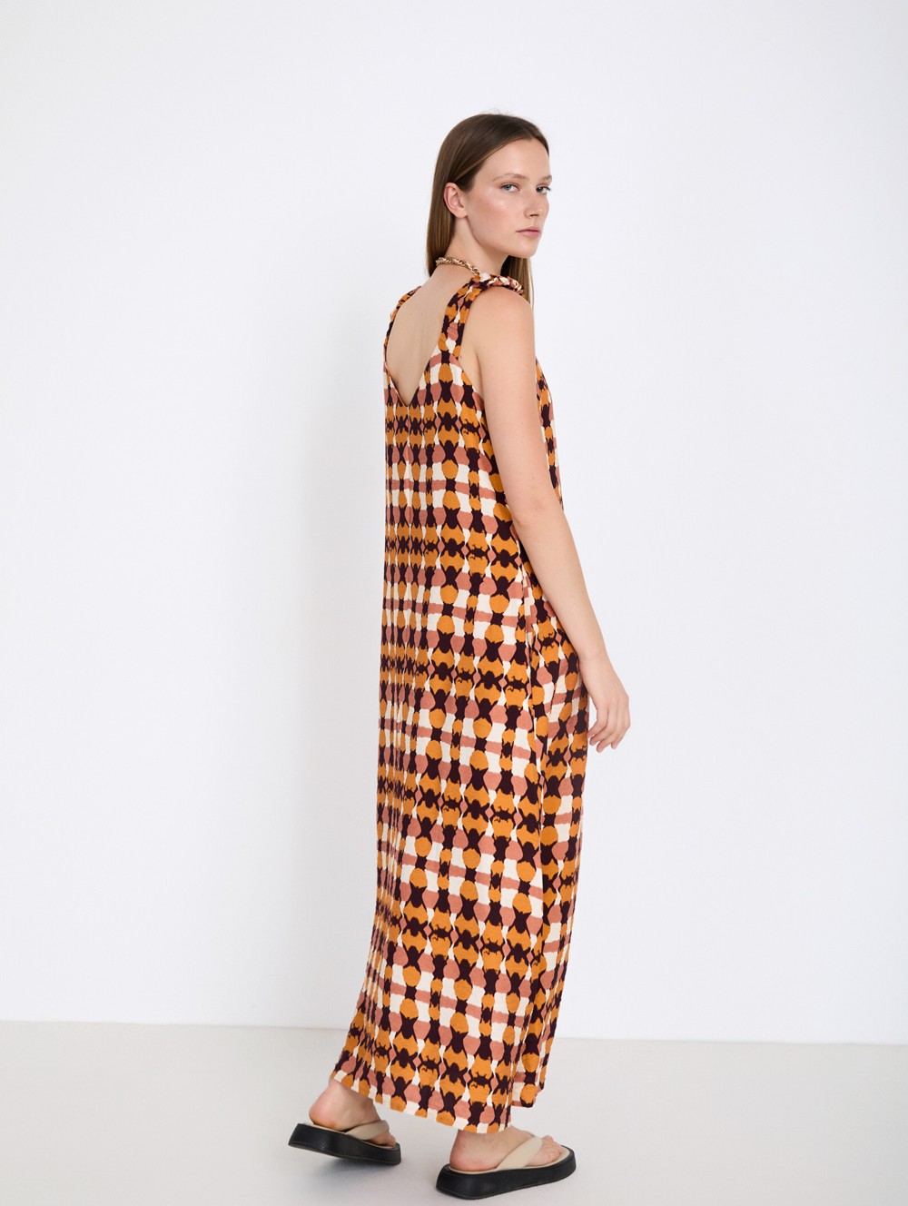 Printed Midi Dress 1