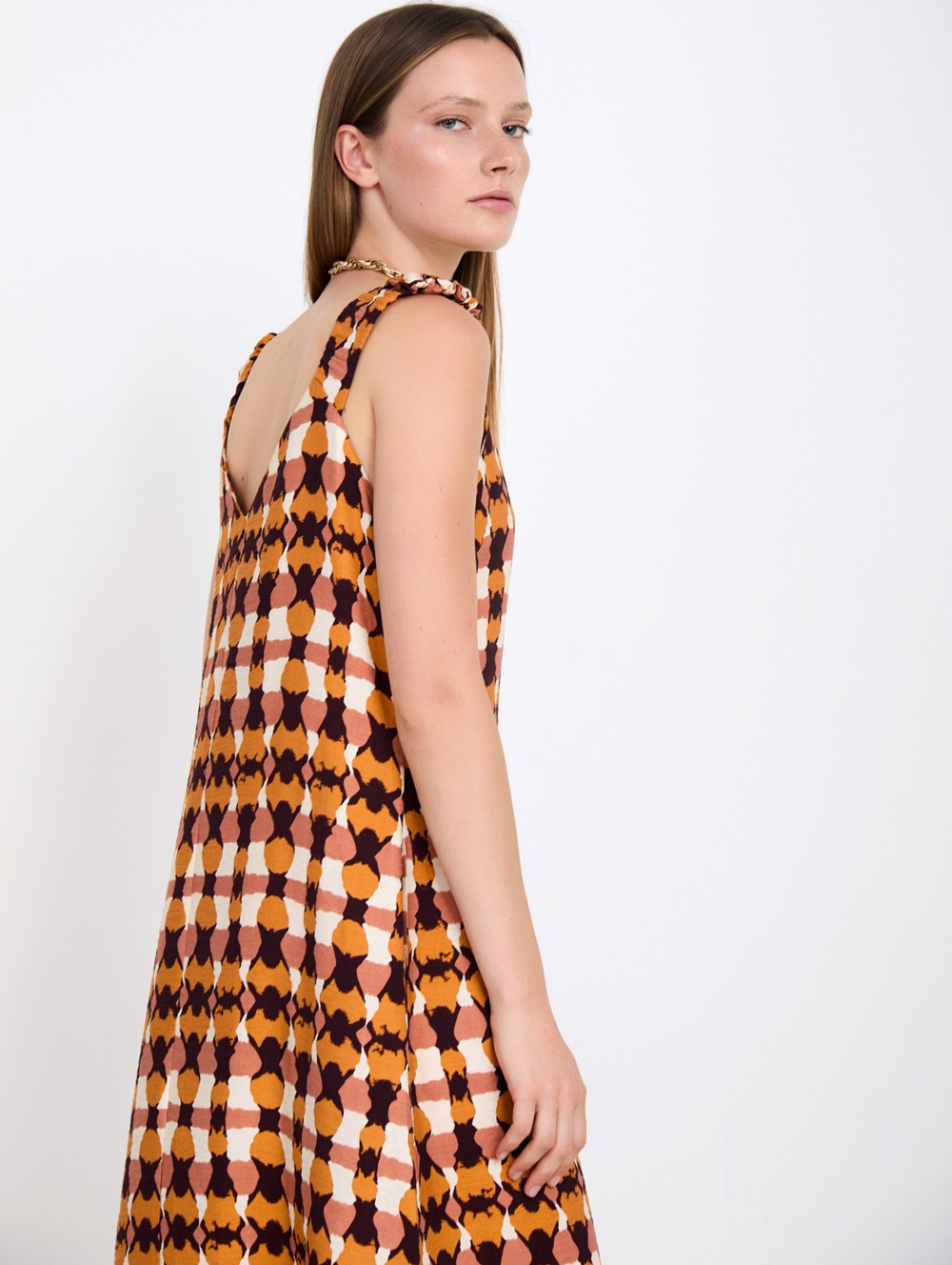 Printed Midi Dress 2