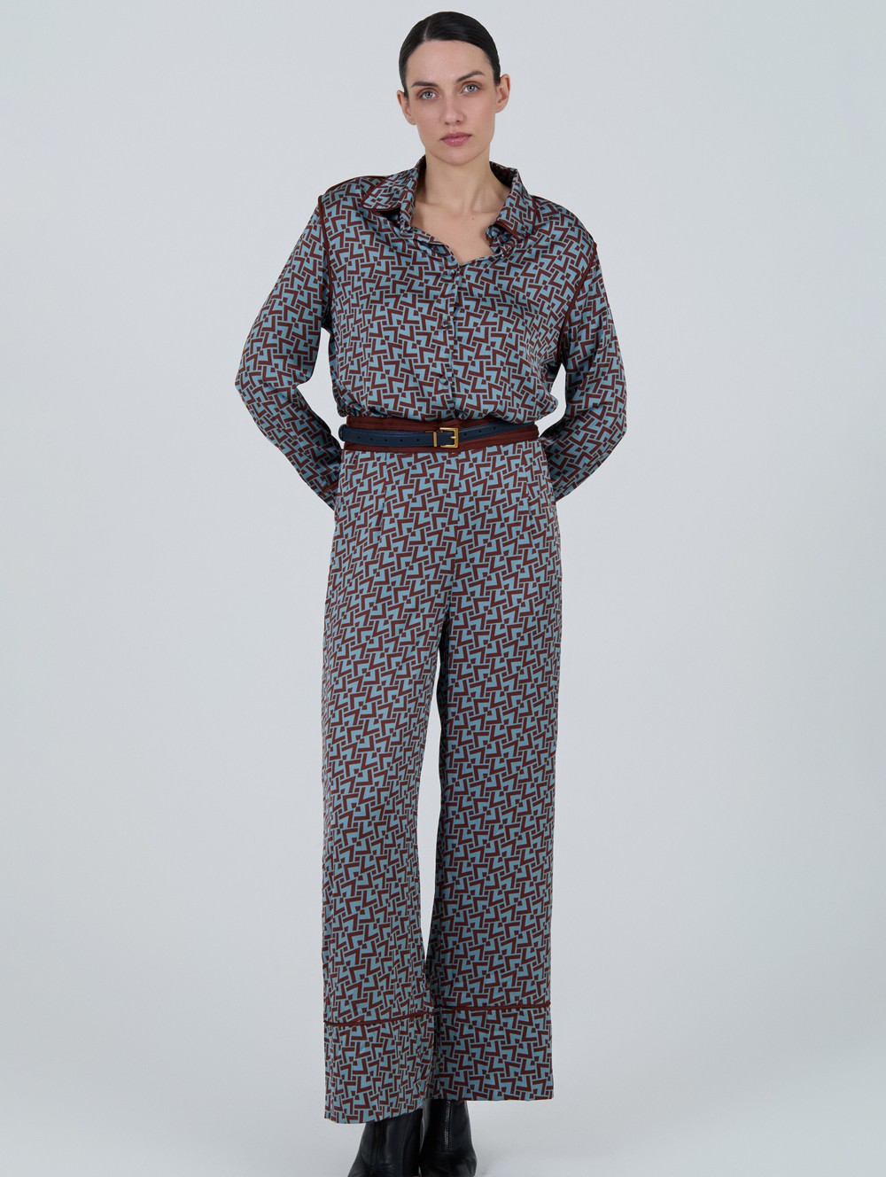 Chemise à imprimé géométrique 2