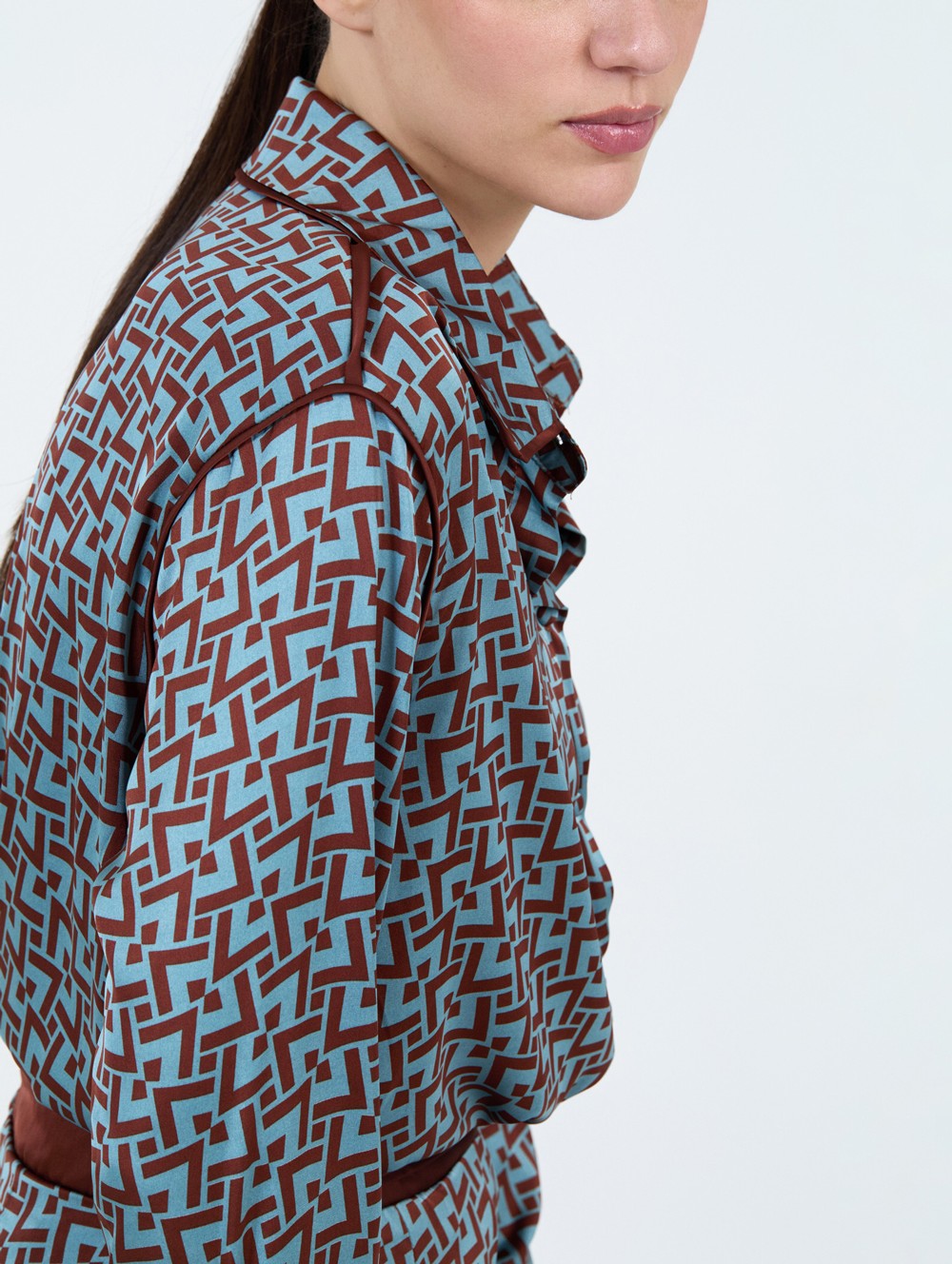 Chemise à imprimé géométrique 4