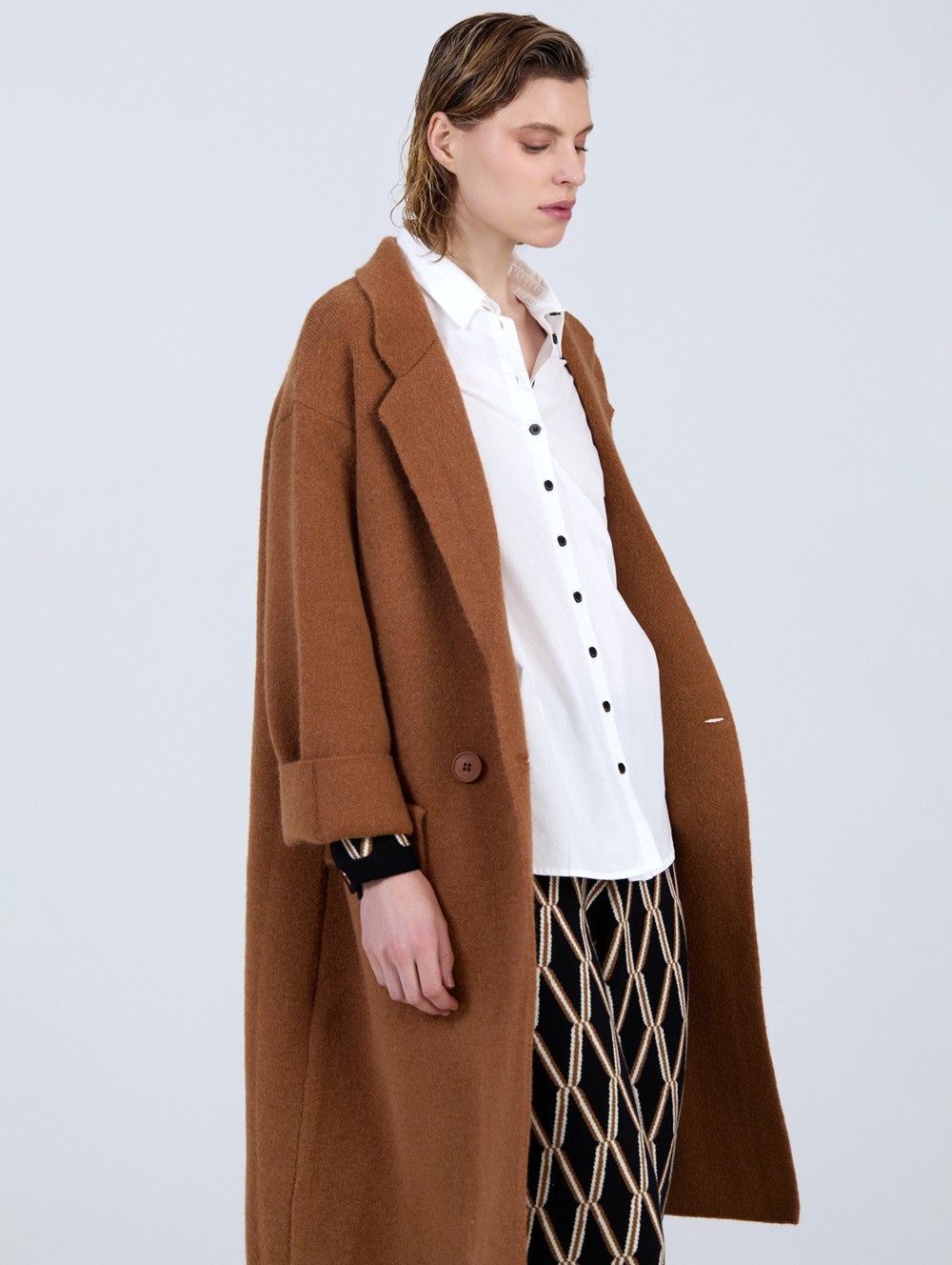 Long knitted coat 3