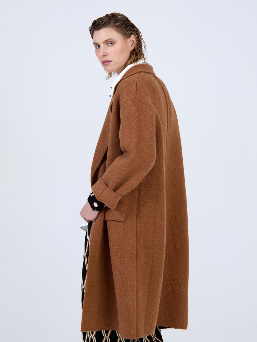 Long knitted coat 4