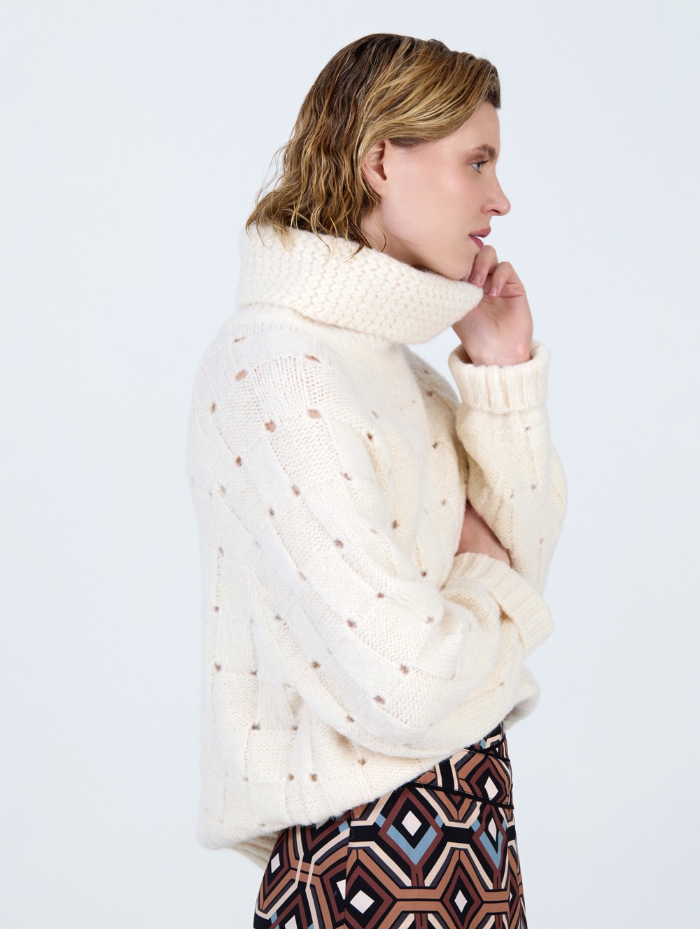 Jersey punto tramado