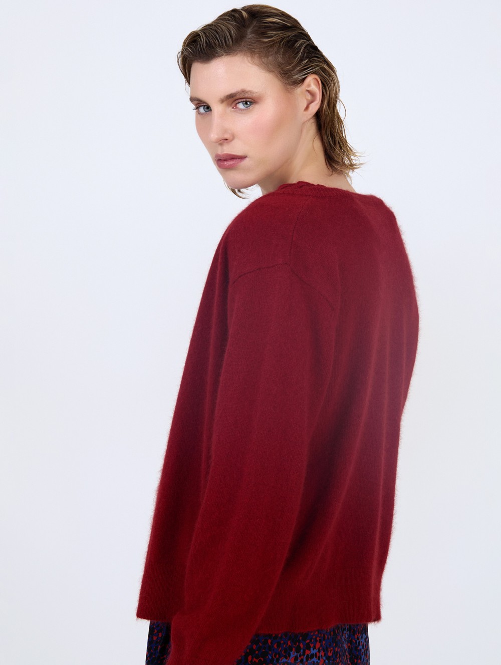 Angora knitted jacket 2