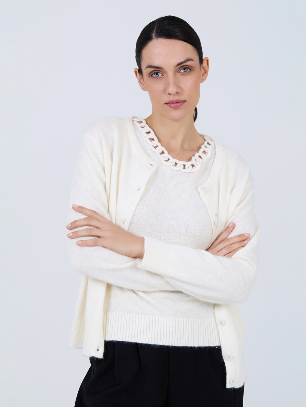 Chaqueta punto angora 1