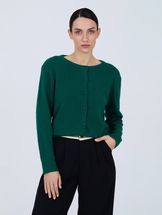 Chaqueta punto angora