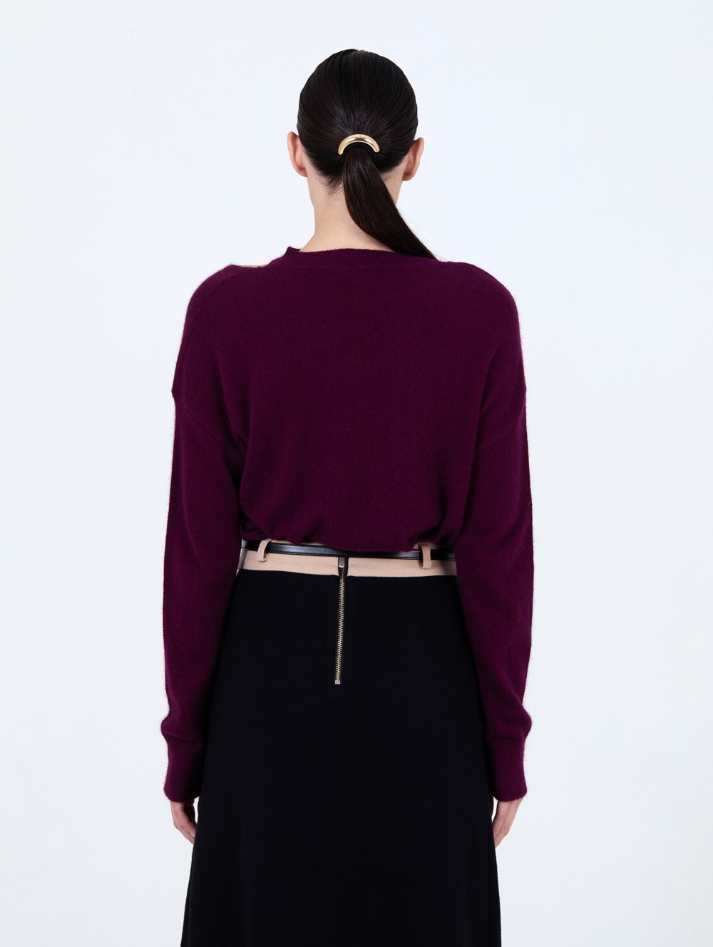 Pull en maille angora 3