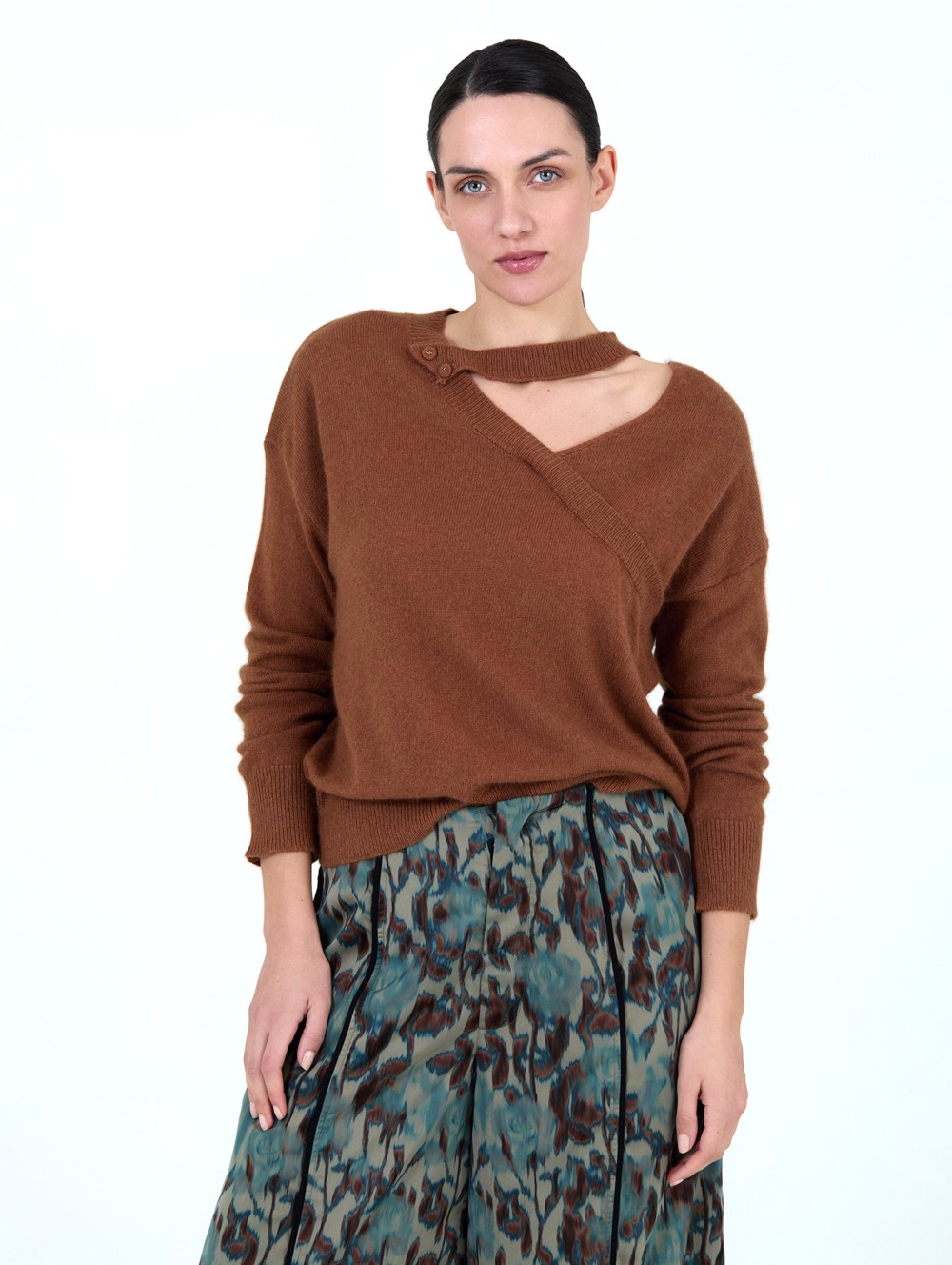 Pull en maille angora 1